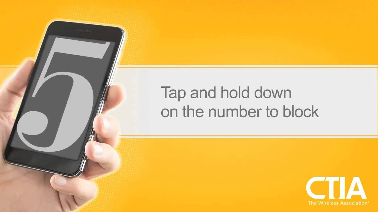 User blocking 7400009335 through phone settings