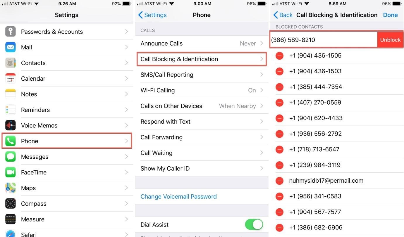 Steps to block 7418374068 on Android or iPhone