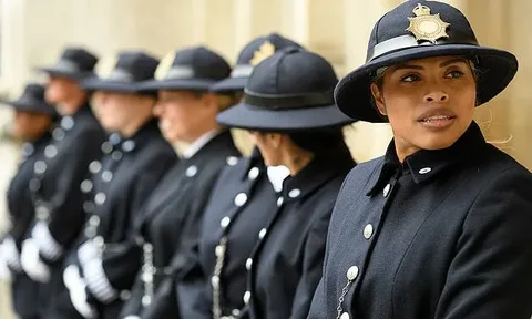 Rachel Satralkar in official police uniform at cybercrime conference