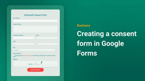 A properly designed Google Form with privacy disclaimer and consent checkbox