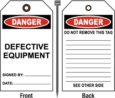 equipment label printed with 1964271004 part code
