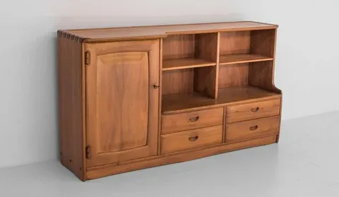 Restored Victorian cabinet completed by Drew Pritchard and his new wife