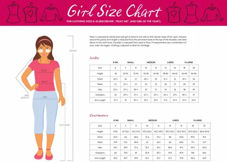 Kids clothes size chart thespark shop