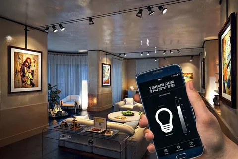 Smart home system being configured by a Närkes Elektriska technician
