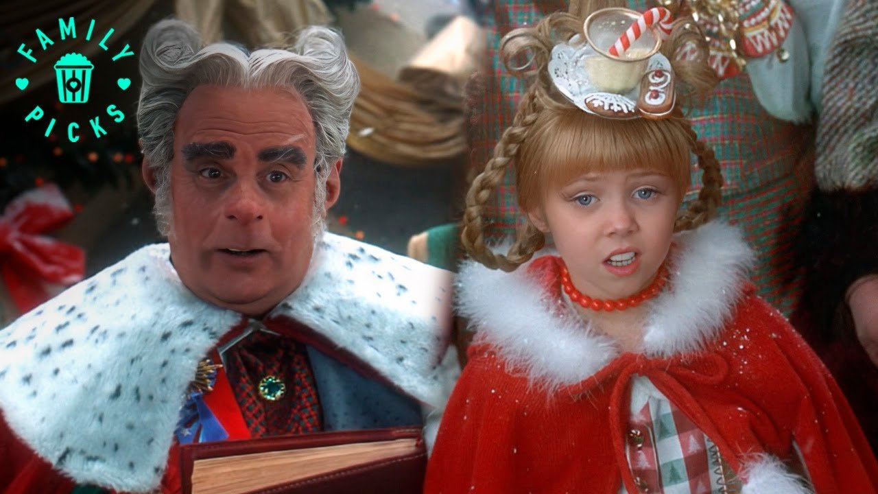 Cindy Lou Who talking to the Grinch