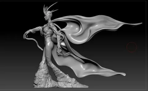 Artistic female character named lillienu