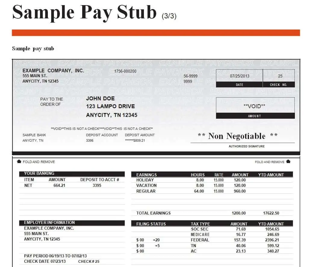 Payroll and earnings screen on Macy’s Insite