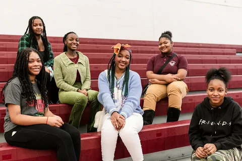Tiffany Pesci at a youth development event