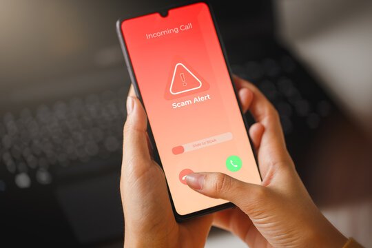 Phone displaying unknown call from 1772342898