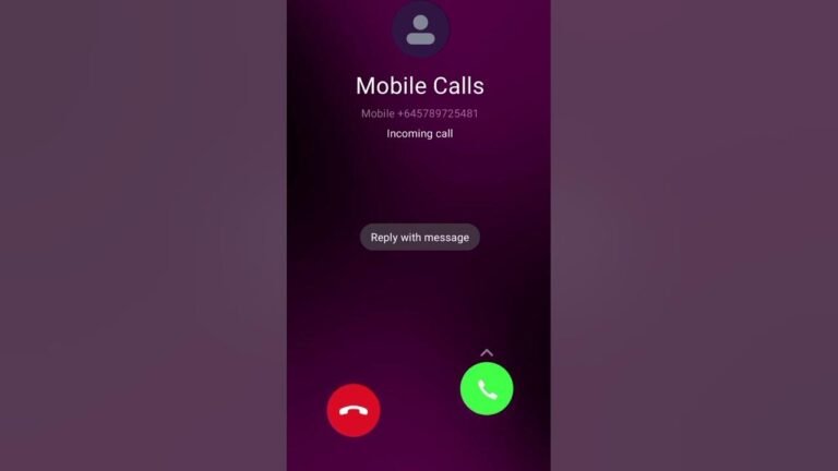 Incoming call screen displaying number 1618200299