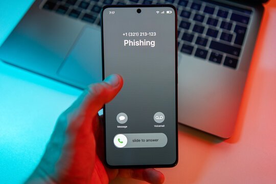 Incoming call screen showing number 1274041023
