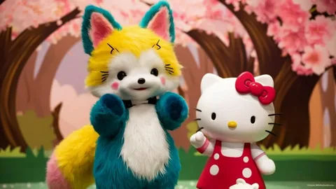 kuromi:fox5ydxdt58= hello kitty artistic fan depiction