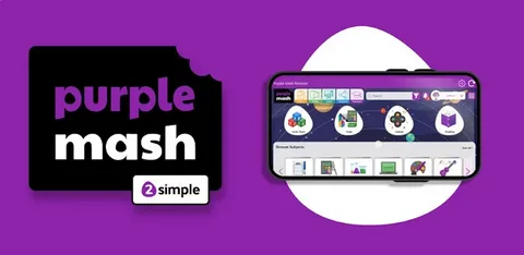 purple mash interactive learning tools for children