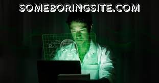 someboringsite.com represents digital mental fatigue and emotional disconnection