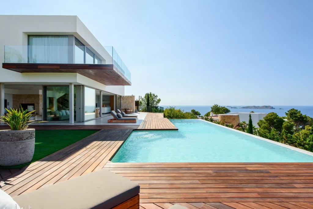 luxury villas italy le collectionist sunset overlooking private pool