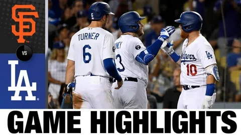 San Francisco Giants vs Dodgers Match Player Stats featured image