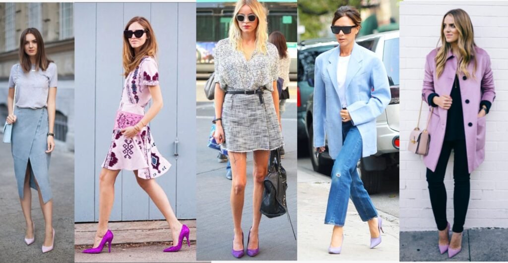 Purple Heels Outfit Ideas: 15 Ways to Style Colored Shoes Like a Pro