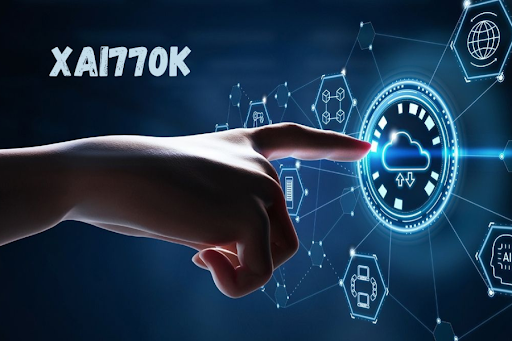 person overwhelmed by xai770k trading platform on laptop showing stress