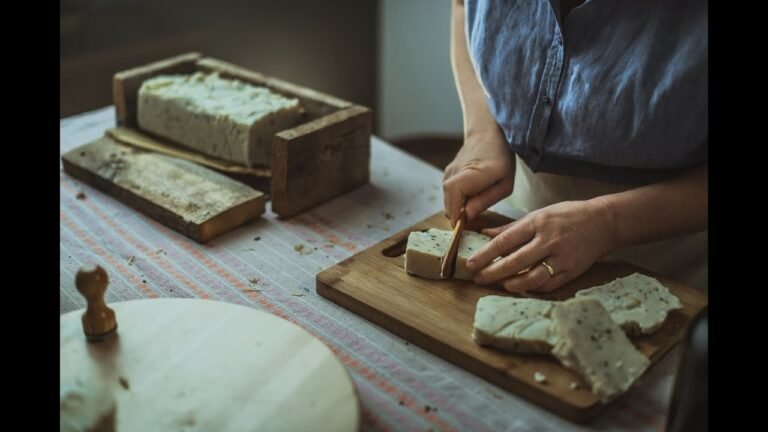 soaper preparing handmade soap with natural oils and lye
