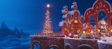 Who from Whoville characters gathered in celebration